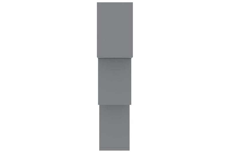 Kubhyllor grå 84,5x15x27 cm spånskiva - Grå - Vägghylla - Väggförvaring
