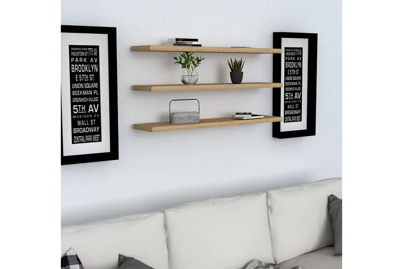 Lakasha Vägghylla 2 cm - Blå - Förvaring - Hylla - Vägghylla