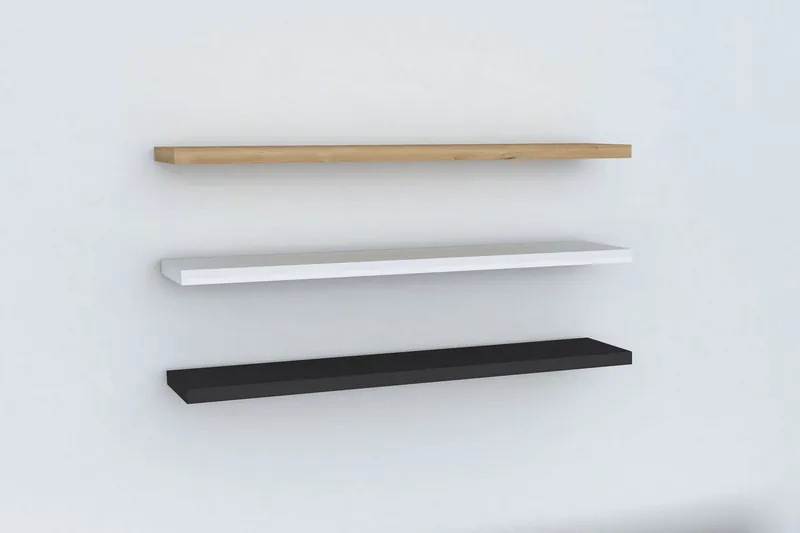 Lakasha Vägghylla 2 cm - Blå/Antracit/Vit - Förvaring - Hylla - Vägghylla