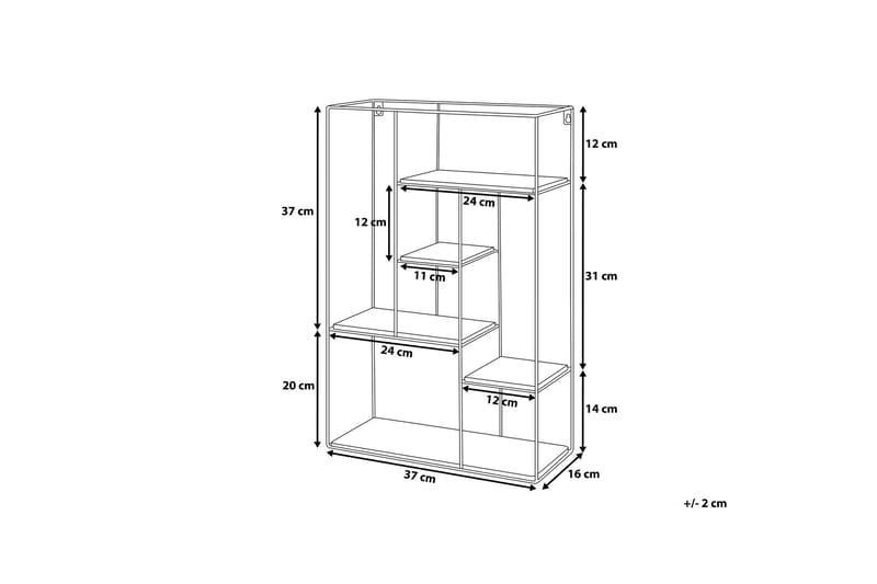 Laurel Vägghylla 37 cm - Trä/Natur - Förvaring - Hylla - Vägghylla