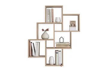 Laurio Vägghylla 81 cm - Ljusbrun - Förvaring - Hylla - Vägghylla