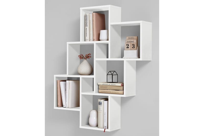 Laurio Vägghylla 81 cm - Vit - Förvaring - Hylla - Vägghylla