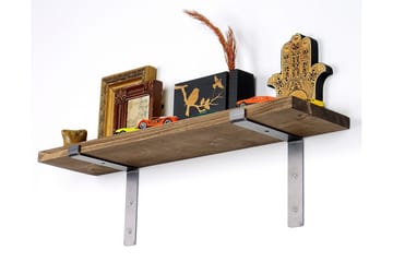 Lilamae Vägghylla 60 cm - Svart/Valnöt - Förvaring - Hylla - Vägghylla