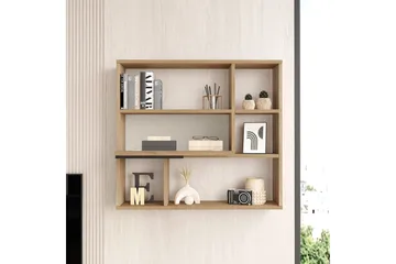 Liyakat Vägghylla 90,1 cm - Valnöt - Förvaring - Hylla - Vägghylla