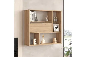 Liyakat Vägghylla 90,1 cm - Valnöt - Förvaring - Hylla - Vägghylla