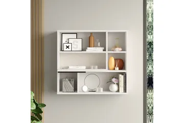 Liyakat Vägghylla 90,1 cm - Vit - Förvaring - Hylla - Vägghylla