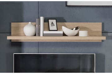 Loannia Vägghylla 22x120 cm - Brun - Förvaring - Hylla - Vägghylla