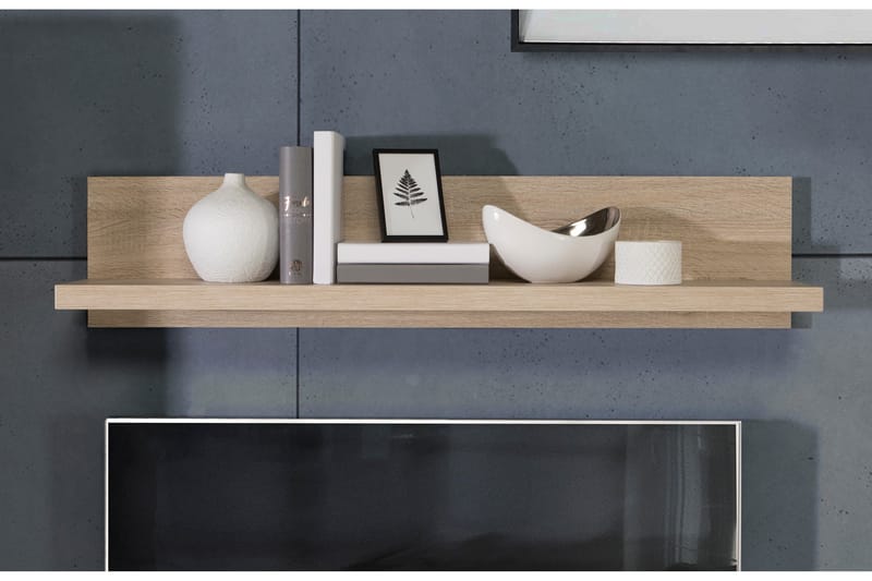 Loannia Vägghylla 22x120 cm - Brun - Förvaring - Hylla - Vägghylla