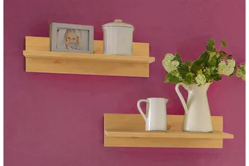 Menkata Vägghylla 50x14 cm - Brun - Förvaring - Hylla - Vägghylla