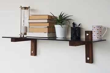 Michaelchristop Vägghylla 85 cm - Valnöt - Förvaring - Hylla - Vägghylla