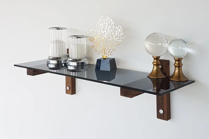 Michaelchristop Vägghylla 85 cm - Valnöt - Förvaring - Hylla - Vägghylla