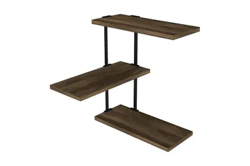 Mohed Vägghylla 45 cm - Brun/Svart - Förvaring - Hylla - Vägghylla