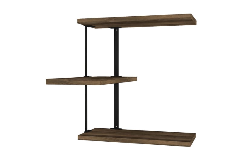 Mohed Vägghylla 45 cm, Brun/Svart