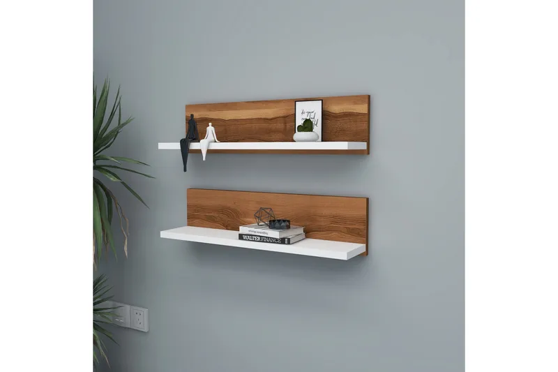 Munni Vägghylla 60 cm, Brun