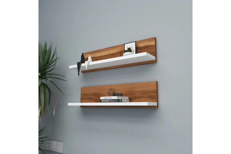 Munni Vägghylla 60 cm - Brun - Förvaring - Hylla - Vägghylla