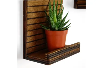 Nagaji Vägghylla 13 cm - Valnöt - Förvaring - Hylla - Vägghylla