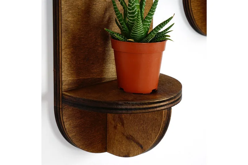 Nagaji Vägghylla 13 cm - Valnöt - Förvaring - Hylla - Vägghylla