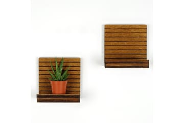 Nagaji Vägghylla 13 cm - Valnöt - Förvaring - Hylla - Vägghylla