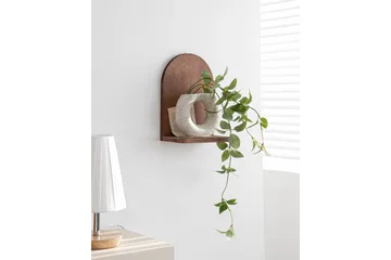 Nagaji Vägghylla 16 cm - Valnöt - Förvaring - Hylla - Vägghylla