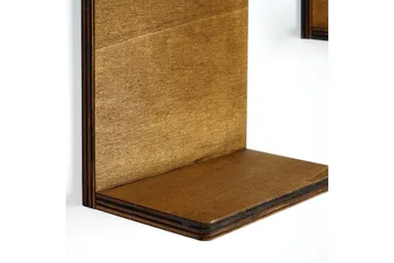 Nagaji Vägghylla 16 cm - Valnöt - Förvaring - Hylla - Vägghylla