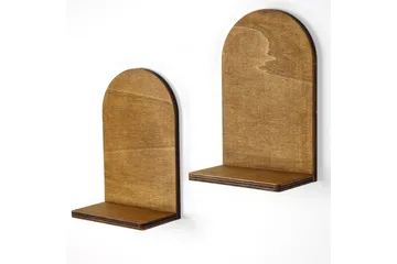 Nagaji Vägghylla 16 cm - Valnöt - Förvaring - Hylla - Vägghylla