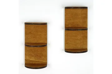 Nagaji Vägghylla 30 cm - Valnöt - Förvaring - Hylla - Vägghylla