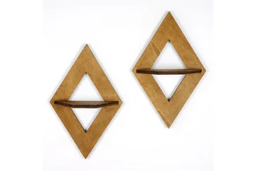 Nagaji Vägghylla 38 cm - Valnöt - Förvaring - Hylla - Vägghylla