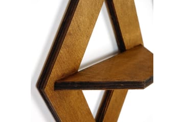 Nagaji Vägghylla 38 cm - Valnöt - Förvaring - Hylla - Vägghylla