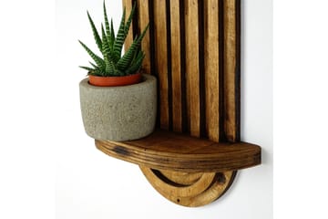 Nagaji Vägghylla 40 cm - Valnöt - Förvaring - Hylla - Vägghylla