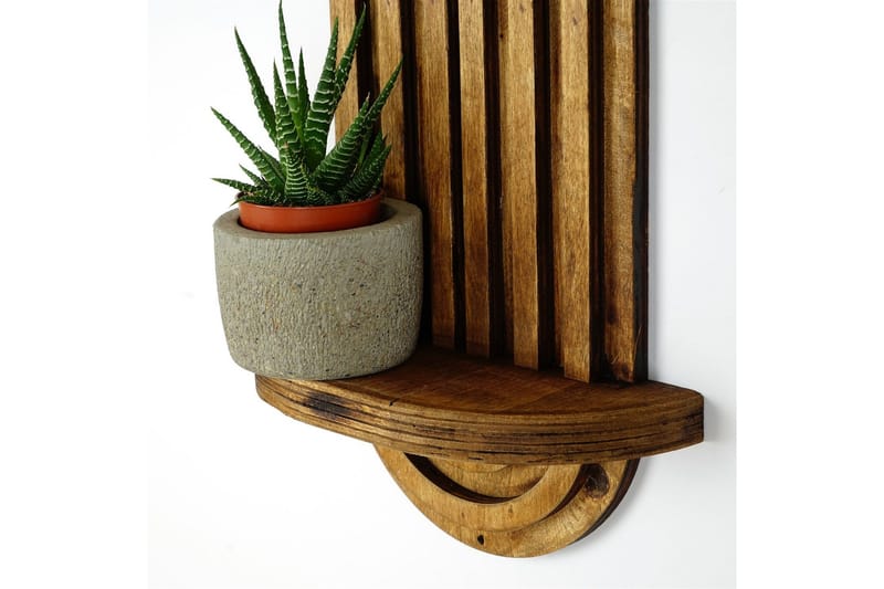 Nagaji Vägghylla 40 cm - Valnöt - Förvaring - Hylla - Vägghylla