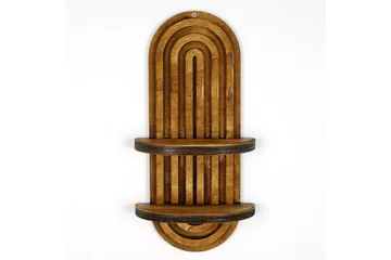 Nagaji Vägghylla 40 cm - Valnöt - Förvaring - Hylla - Vägghylla