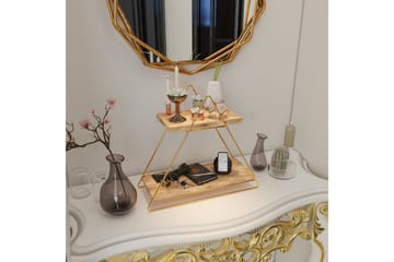 Naomasa Vägghylla 38 cm - Brun/Guld - Förvaring - Hylla - Vägghylla