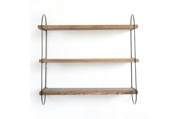 Nealhouse Vägghylla 60 cm - Valnöt/Svart - Förvaring - Hylla - Vägghylla