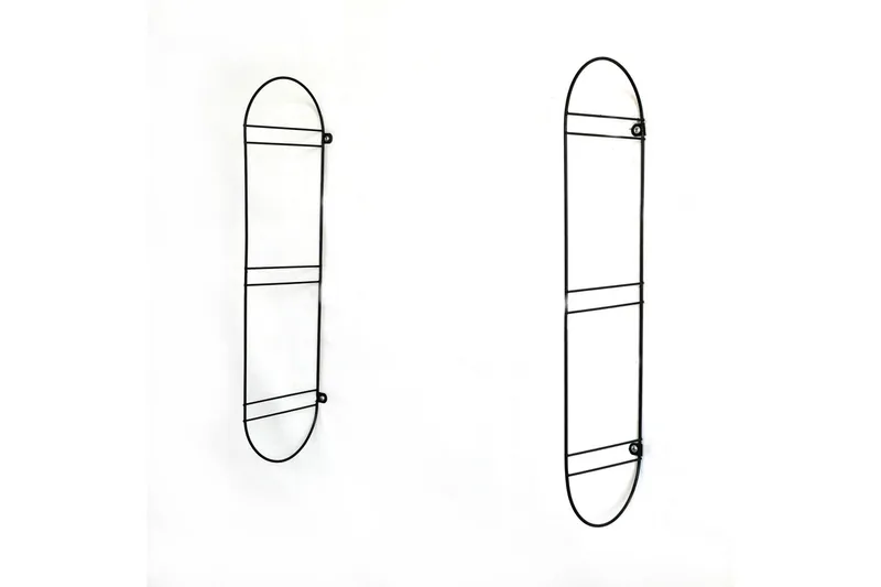 Nealhouse Vägghylla 60 cm - Valnöt/Svart - Förvaring - Hylla - Vägghylla