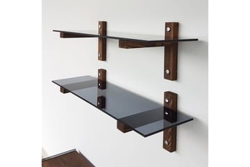 Nelams Vägghylla 85 cm - Valnöt - Förvaring - Hylla - Vägghylla