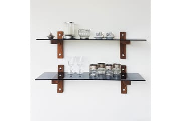 Nelams Vägghylla 85 cm - Valnöt - Förvaring - Hylla - Vägghylla