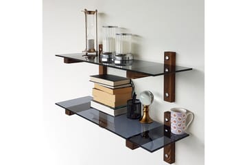 Nelams Vägghylla 85 cm - Valnöt - Förvaring - Hylla - Vägghylla