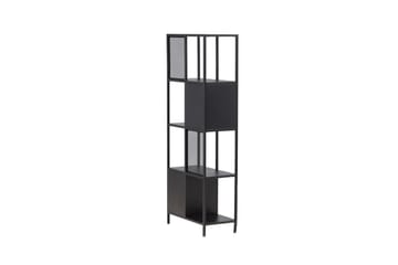 Nett Hylla 70x35x180 cm - Svart - Förvaring - Hylla - Vägghylla