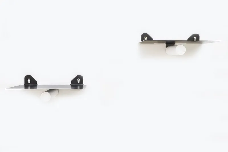 Noke Vägghylla 21 cm - Svart/Vit - Förvaring - Hylla - Vägghylla