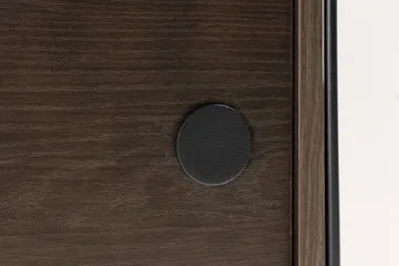 Paris Vägghylla 122x35 cm i Trä med Metallram - Brun - Förvaring - Hylla - Vägghylla
