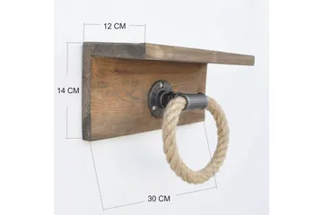 Pukkuri Förvaringsmöbel 30 cm - Brun - Förvaring - Hylla - Vägghylla