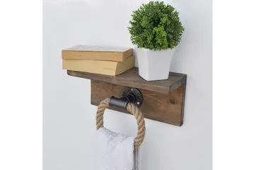 Pukkuri Förvaringsmöbel 30 cm - Brun - Förvaring - Hylla - V ägghylla