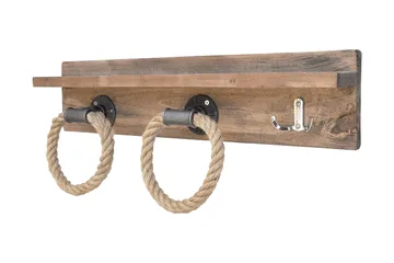 Pukkuri Förvaringsmöbel 60 cm - Brun - Förvaring - Klädförvaring - Klädhängare - Krokar