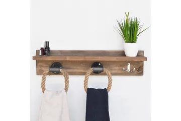 Pukkuri Förvaringsmöbel 60 cm - Brun - Förvaring - Klädförvaring - Klädhängare - Krokar