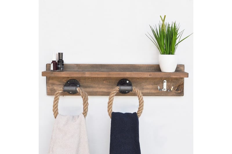 Pukkuri Förvaringsmöbel 60 cm - Brun - Förvaring - Klädförvaring - Klädhängare - Krokar