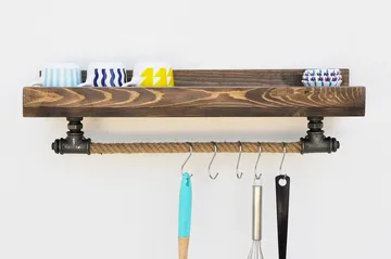 Pukkuri Förvaringsmöbel 60 cm - Svart - Förvaring - Hylla - Vägghylla