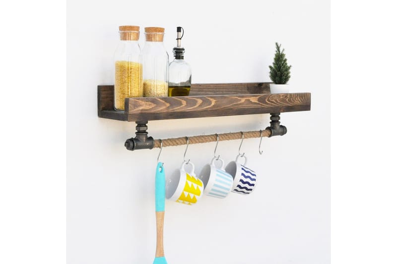 Pukkuri Förvaringsmöbel 60 cm - Svart - Förvaring - Hylla - Vägghylla