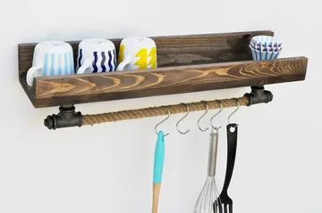 Pukkuri Förvaringsmöbel 60 cm - Svart - Förvaring - Hylla - Vägghylla