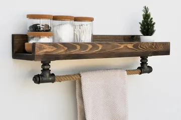 Pukkuri Förvaringsmöbel 60 cm - Svart - Förvaring - Hylla - Vägghylla