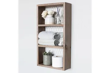 Pukkuri Vägghylla 30 cm - Brun - Förvaring - Hylla - Vägghylla